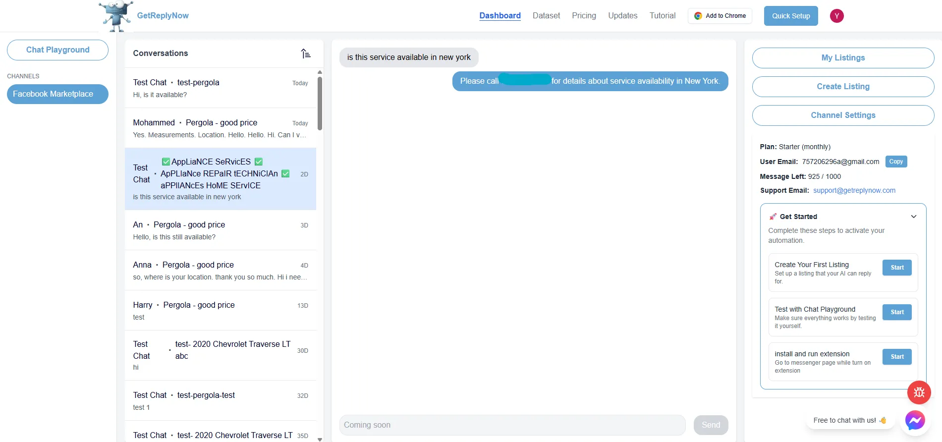 Conversations Dashboard